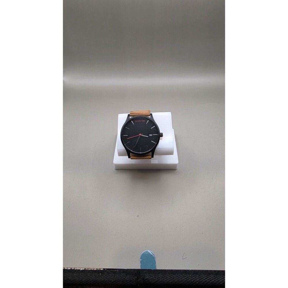 MVNT Men's Watch/45mm/ Black, Tan